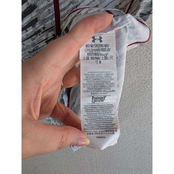 Under Armour ISU Cyclones Shirt Top Womens Medium Iowa State University 1/4 Zip - Picture 14 of 16